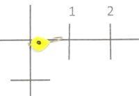 Мормышка Клопик с эпоксидным глазком d3 298-516 серебро, желтый Nautilus