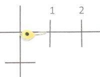 Мормышка Клопик с эпоксидным глазком d3 499-517 серебро, флуо Nautilus