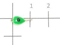 Мормышка Клопик с эпоксидным глазком d5 294-515 серебро, зеленый Nautilus