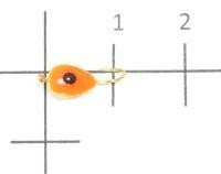 Мормышка Клопик с эпоксидным глазком d5 295-519 золото, оранжевый Nautilus