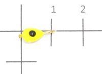 Мормышка Клопик с эпоксидным глазком d5 299-523 золото, желтый Nautilus