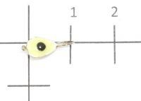 Мормышка Клопик с эпоксидным глазком d5 499-517 серебро, флуо Nautilus