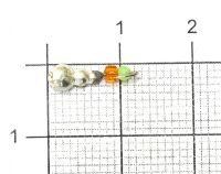 Мормышка Муравей с фаской с отверстием d4 001 серебро Nautilus