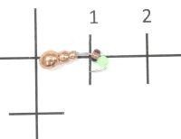 Мормышка Муравей с фаской с отверстием d4 003 медь Nautilus