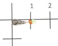 Мормышка Муравей с фаской с отверстием d4 004 черный никель Nautilus