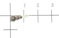 Мормышка Муравей с фаской с отверстием d5 004 черный никель Nautilus