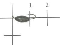 Мормышка Овсинка d4 004 черный никель Nautilus