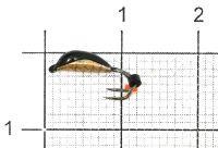 Мормышка Овсинка-коза №2 медь Санхар
