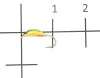 Мормышка Опарыш окрашенный с ушком d2 022-134 Nautilus