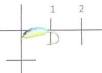 Мормышка Опарыш окрашенный с ушком d2.5 089-132 Nautilus