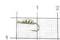 Мормышка Опарыш с ушком d2 001 серебро Nautilus