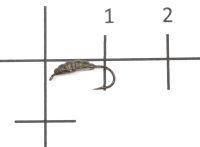 Мормышка Опарыш с ушком d2 004 черный Nautilus