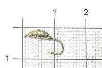 Мормышка Опарыш с ушком d2.5 001 серебро Nautilus