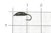 Мормышка Опарыш с ушком d2.5 004 черный Nautilus