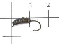 Мормышка Опарыш с ушком d4 004 черный Nautilus