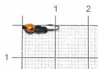 Мормышка Полумуравей с коронкой d3 504-602 медь Nautilus