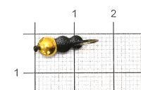 Мормышка Полумуравей с коронкой d5 503-601 золото Nautilus