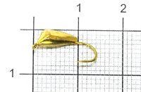 Мормышка Ромбик d4 002 золото Nautilus