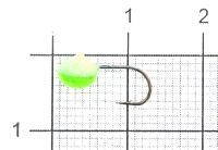 Мормышка светящаяся Shape Чечевичка №12 зеленый