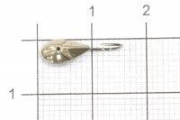 Мормышка свинцовая с коронкой Shape 2-112-3 мельхиор 0,62гр.