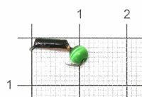 Мормышка Столбик №1 d1.5 кошачий глаз, медь Санхар