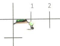 Мормышка Столбик №1 d1.5 кубик хамелеон, медь Санхар