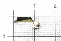 Мормышка Столбик №1 d1.5 серебряный шар, латунь Санхар