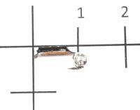 Мормышка Столбик №1 d1.5 серебряный шар, медь Санхар