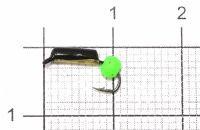 Мормышка Столбик №1 d1.5 флуоресцентный шар, латунь Санхар