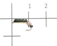 Мормышка Столбик №2 d1.5 кубик хамелеон, латунь Санхар