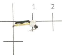 Мормышка Столбик №2 d1.5 серебряный кубик, латунь Санхар