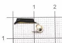 Мормышка Столбик №2 d1.5 серебряный шар, латунь Санхар