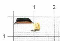 Мормышка Столбик №3 d2 золотой кубик, медь Санхар