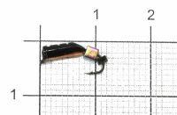 Мормышка Столбик №3 d2 кубик хамелеон, медь Санхар