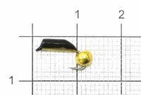 Мормышка Столбик №3 d2 латунный шар, латунь Санхар