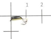 Мормышка Столбик №3 d2 серебрянный шар, латунь Санхар