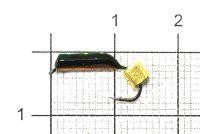 Мормышка Столбик №5 d2 золотой кубик, медь Санхар