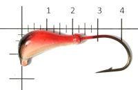 Мормышка судаковая Банан Светлячок 11гр красно-черный Fish Gold