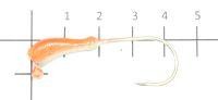 Мормышка судаковая Банан Светлячок 4гр красный кр. Gamakatsu Fish Gold