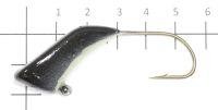 Мормышка судаковая Башмачок Светлячок 32гр 01 черный Fish Gold