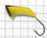 Мормышка судаковая Башмачок Светлячок 40гр 03 желтый Fish Gold