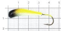 Мормышка судаковая Клык 1 Светлячок 10гр 03 желто-черный Fish Gold