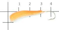 Мормышка судаковая Клык 1 Светлячок 10гр 09 оранжевый Fish Gold