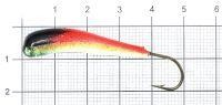 Мормышка судаковая Клык 1 Светлячок 13гр 05 красно-черный Fish Gold