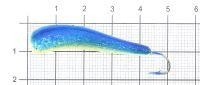 Мормышка судаковая Клык 1 Светлячок 18гр 06 синий Fish Gold
