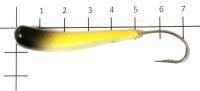 Мормышка судаковая Клык 2 Светлячок 25гр желто-черный Fish Gold