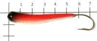 Мормышка судаковая Клык 2 Светлячок 28гр красно-черный Fish Gold
