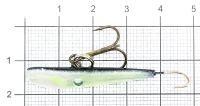 Мормышка судаковая Лодочка Светлячок с тройником 8гр черный Fish Gold