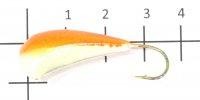 Мормышка судаковая Трехгранка Светлячок 19гр кр.Gamakatsu 09 оранжевый Fish Gold