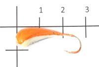 Мормышка судаковая Трехгранка Светлячок кр. Gamakatsu 8гр 09 оранжевый Fish Gold